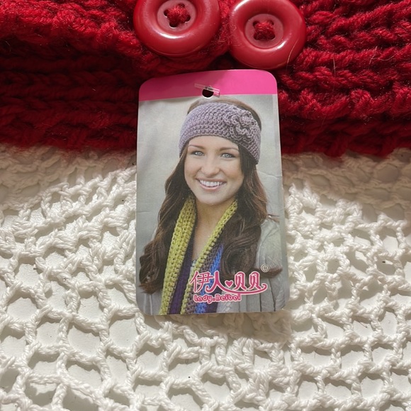 Bedazzled rose 🌹 accent headband NWT - Picture 4 of 5